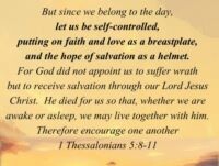 Self Control bible verse